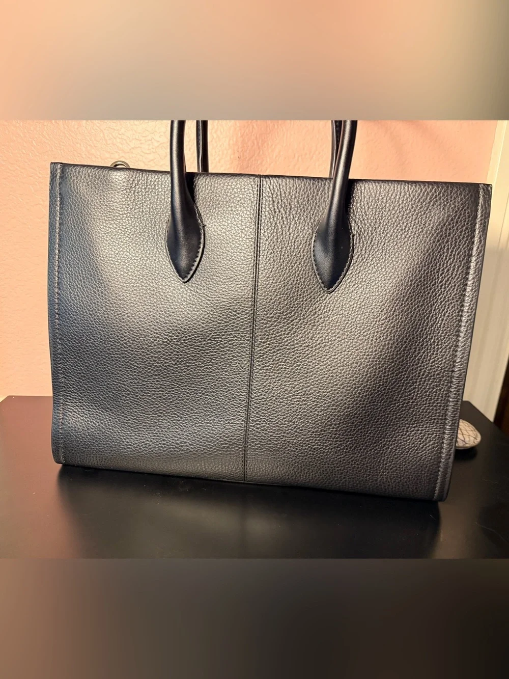 NWOT Michael Kors Mirella Medium Pebbled Leather Logo Tote